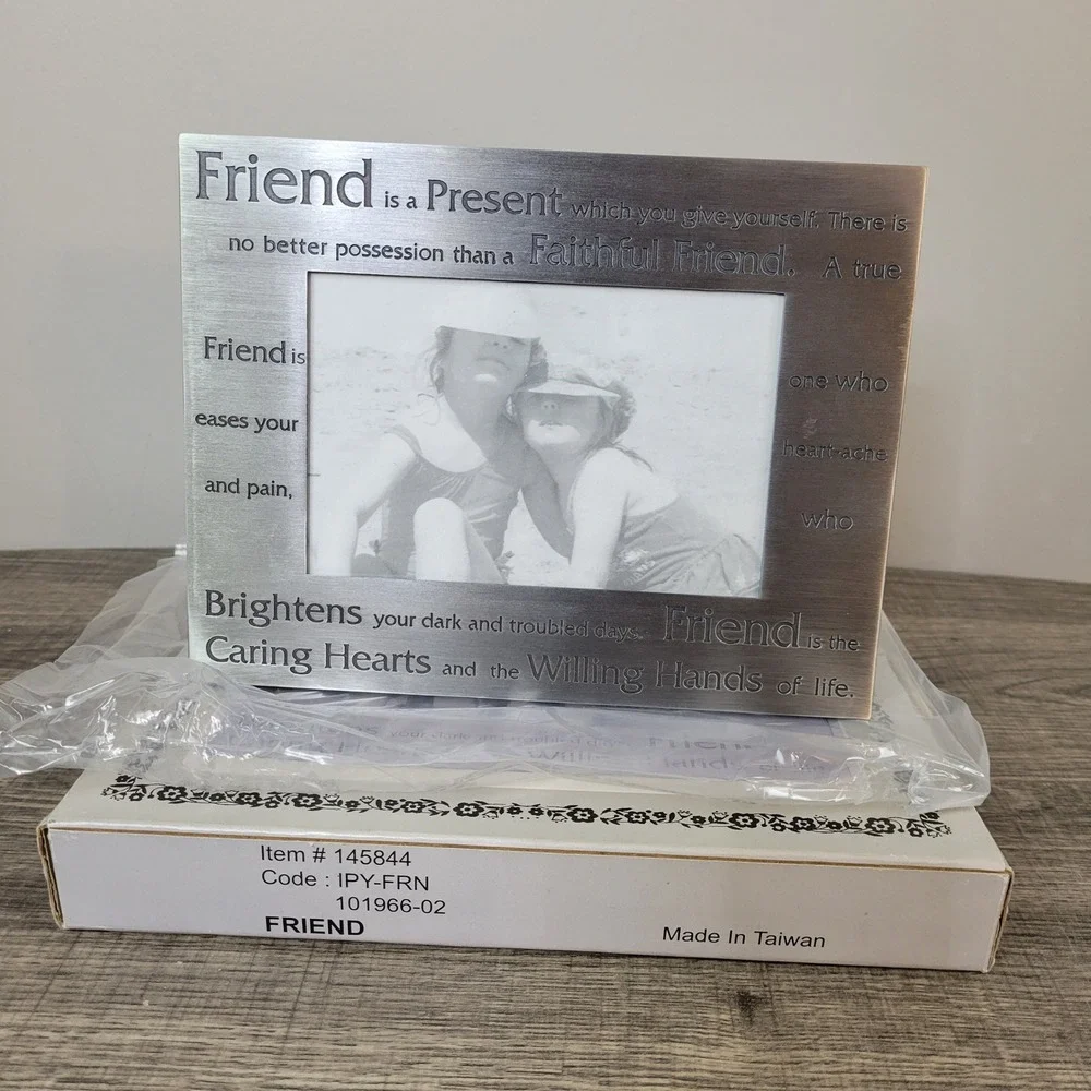 Friend Picture Frame Sentiment Inscription Tabletop Display‎ New in Box